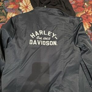 Harley-Davidson Black and White Logo Jacket